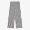 Geradlinige Hose mit Streifenmuster