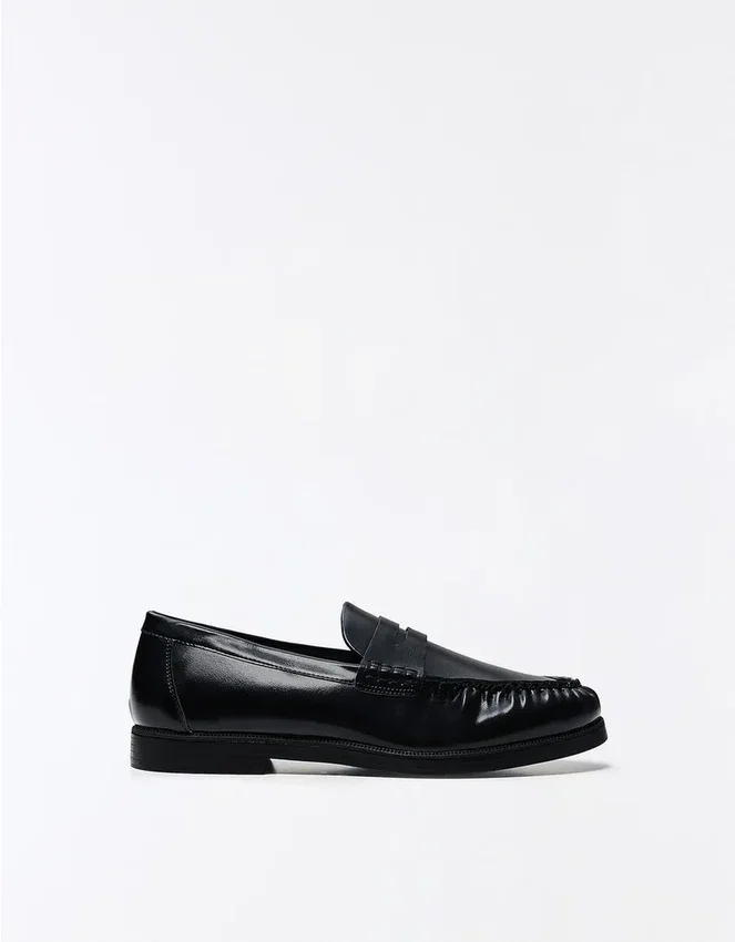 Geraffte Loafer – Business Schuhe – Herren Geraffte Loafer – Business Schuhe – Herren