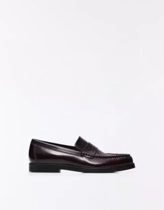 Geraffte Loafer – Business Schuhe
