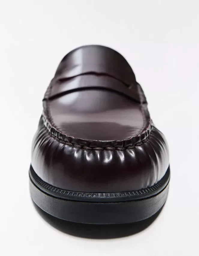 Geraffte Loafer – Business Schuhe Geraffte Loafer – Business Schuhe