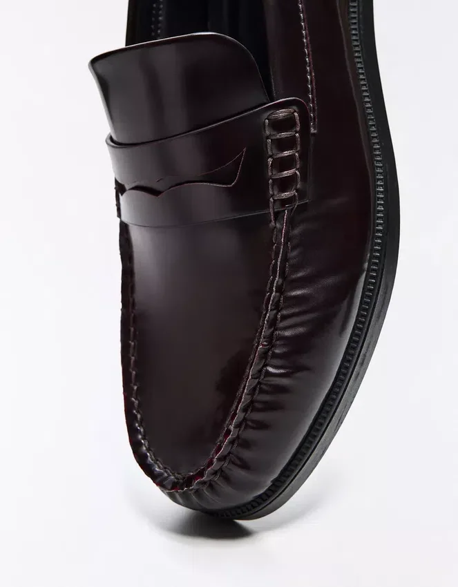 Geraffte Loafer – Business Schuhe Geraffte Loafer – Business Schuhe