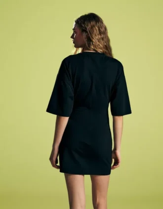 Gerafftes Minikleid