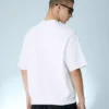 Geripptes Plüsch-T-Shirt mit kurzen Shorts – T-Shirts und Poloshirts Geripptes Plüsch-T-Shirt mit kurzen Shorts – T-Shirts und Poloshirts