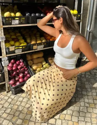 Geripptes Tanktop