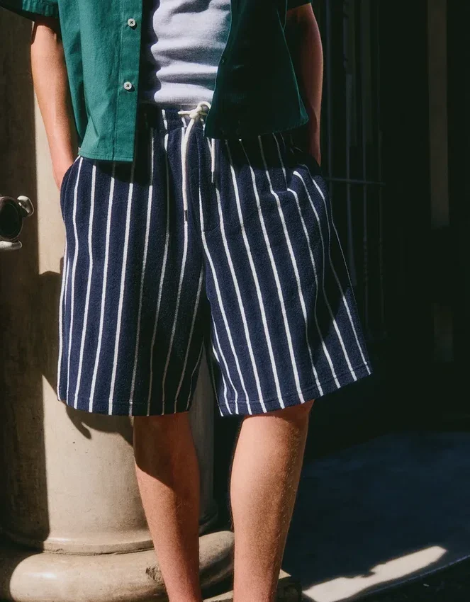 Gestreifte Bermudashorts im Handtuch-Look – Bershka Lovers Gestreifte Bermudashorts im Handtuch-Look – Bershka Lovers