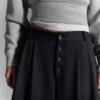 Gestreifte Culottes-Bermudashorts Gestreifte Culottes-Bermudashorts