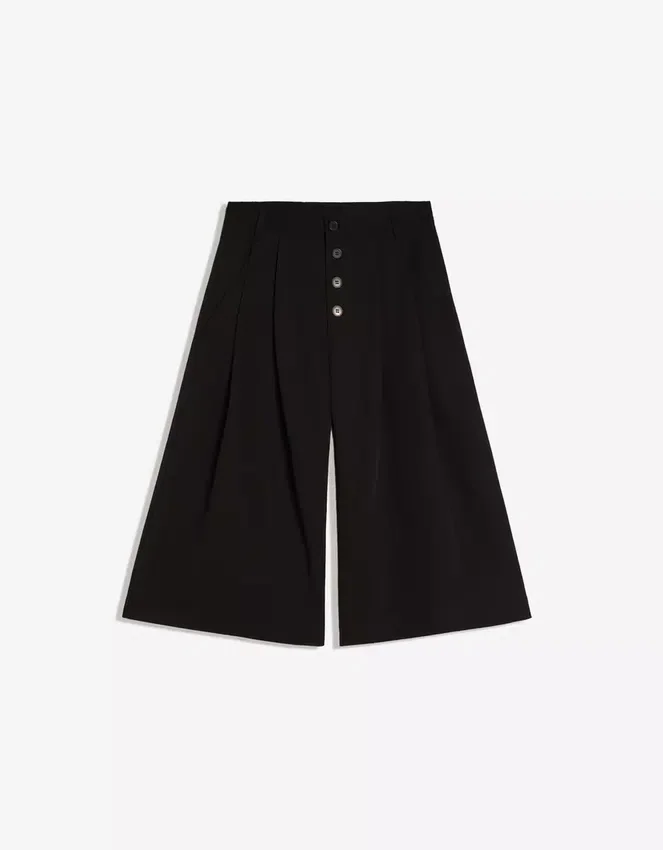Gestreifte Culottes-Shorts – #Bershkastyle – Damen Gestreifte Culottes-Shorts – #Bershkastyle – Damen
