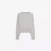 Gestreifte Jacke mit Rundhalsausschnitt und Knöpfen – Pullover und Strickjacken Gestreifte Jacke mit Rundhalsausschnitt und Knöpfen – Pullover und Strickjacken