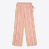 Gestreifte Leinen-Hose