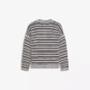Gestreifter Pullover mit Polokragen Gestreifter Pullover mit Polokragen