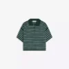 Gestreifter Pullover mit Polokragen – Tops und Bodys Gestreifter Pullover mit Polokragen – Tops und Bodys