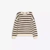 Gestreifter Pullover mit Rundhalsausschnitt Gestreifter Pullover mit Rundhalsausschnitt