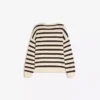Gestreifter Pullover mit Rundhalsausschnitt Gestreifter Pullover mit Rundhalsausschnitt