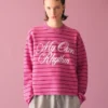 Gestreifter Pullover mit Rundhalsausschnitt – Pullover und Strickjacken – Herren Gestreifter Pullover mit Rundhalsausschnitt – Pullover und Strickjacken – Herren