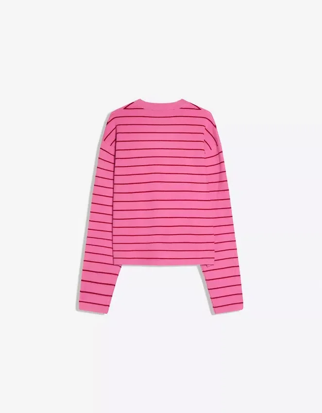 Gestreifter Pullover mit Rundhalsausschnitt – Pullover und Strickjacken – Herren Gestreifter Pullover mit Rundhalsausschnitt – Pullover und Strickjacken – Herren