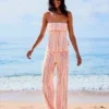 Gestreiftes Bandeau-Top