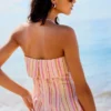 Gestreiftes Bandeau-Top
