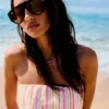 Gestreiftes Bandeau-Top