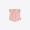 Gestreiftes Bandeau-Top