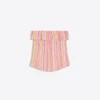 Gestreiftes Bandeau-Top