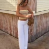 Gestreiftes Bandeau-Top – #Bershkastyle – Damen Gestreiftes Bandeau-Top – #Bershkastyle – Damen