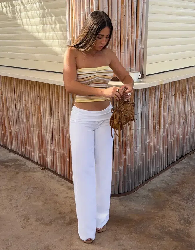 Gestreiftes Bandeau-Top – #Bershkastyle – Damen Gestreiftes Bandeau-Top – #Bershkastyle – Damen