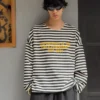 Gestreiftes Sweatshirt mit Rundhalsausschnitt – Sweatshirts und Hoodies