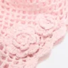 Gestrickter Blumen-Fascinator