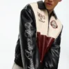 Grafikjacke aus Faux Leather Grafikjacke aus Faux Leather