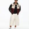 Grafikjacke aus Faux Leather Grafikjacke aus Faux Leather
