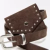 Gürtel aus Kunstwildleder mit Tasche Gürtel aus Kunstwildleder mit Tasche