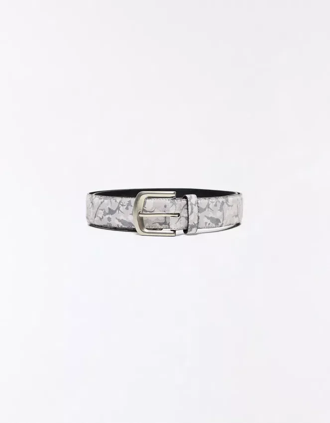 Gürtel mit Blattmuster – Accessoires – Herren Gürtel mit Blattmuster – Accessoires – Herren