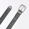 Gürtel mit gehämmerter Schnalle – Accessoires Gürtel mit gehämmerter Schnalle – Accessoires