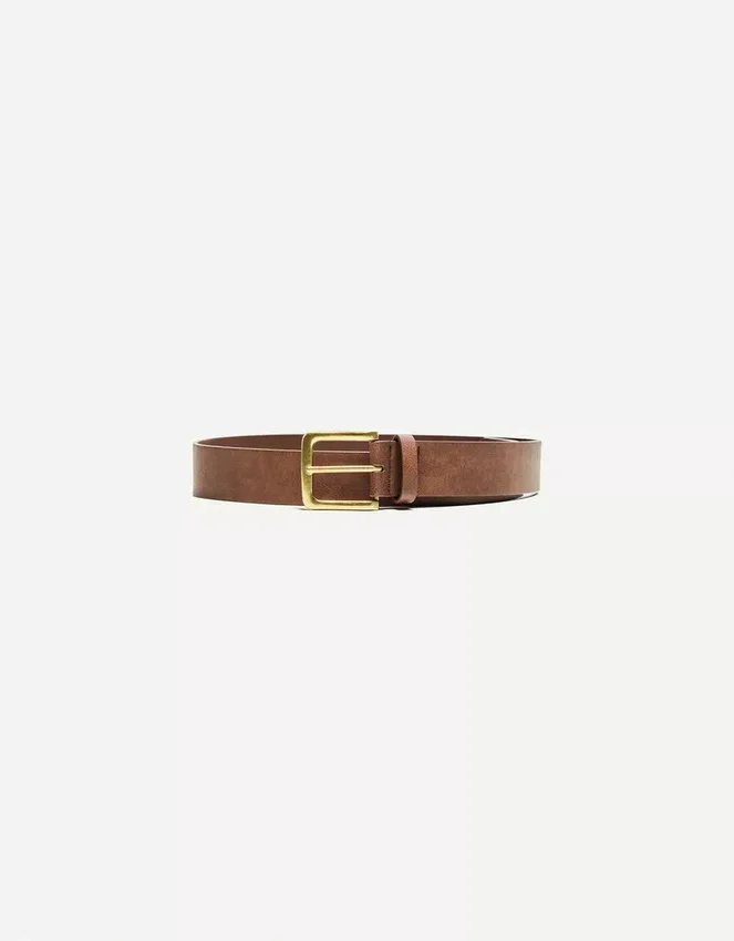 Gürtel mit goldener Schnalle – Accessoires Gürtel mit goldener Schnalle – Accessoires