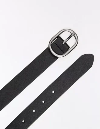 Gürtel mit ovaler Schnalle – Accessoires Gürtel mit ovaler Schnalle – Accessoires