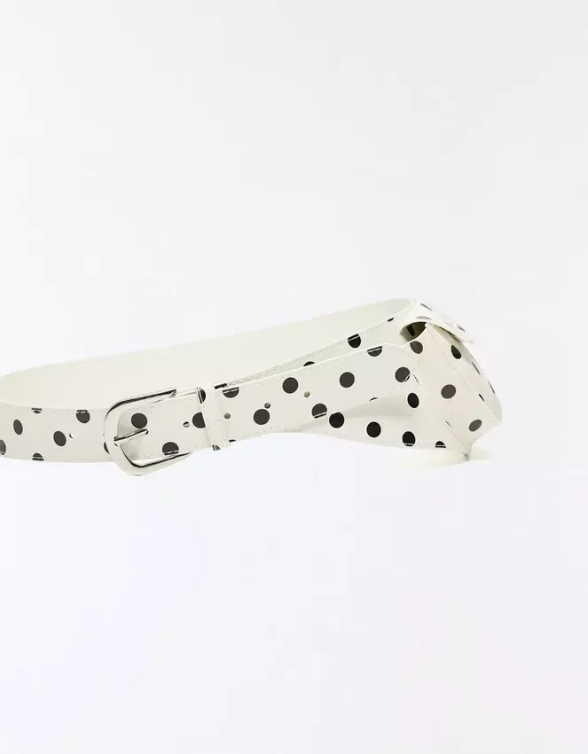 Gürtel mit Polka-Dot-Taschen Gürtel mit Polka-Dot-Taschen