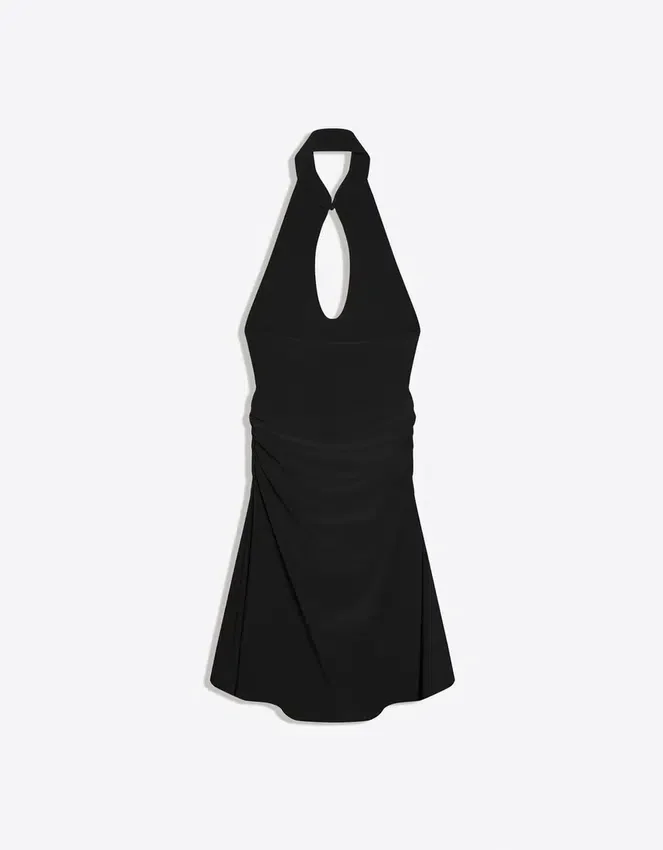 Halter-Kleid mit schulterfreiem Ausschnitt Halter-Kleid mit schulterfreiem Ausschnitt