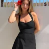 Halter-Minikleid