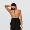 Halter-Weste aus Leinenmischung – #Bershkastyle – Damen Halter-Weste aus Leinenmischung – #Bershkastyle – Damen