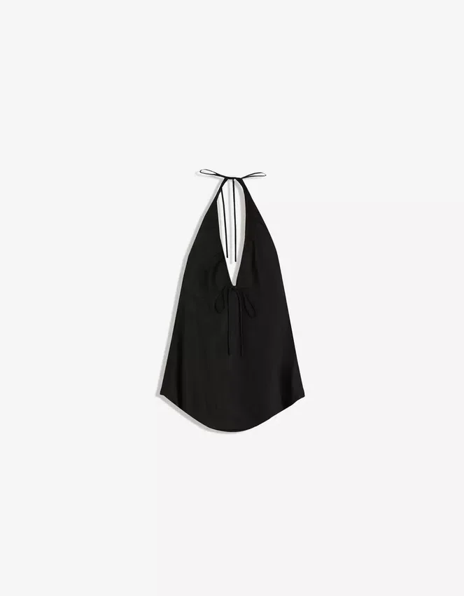 Halter-Weste aus Leinenmischung – #Bershkastyle – Damen Halter-Weste aus Leinenmischung – #Bershkastyle – Damen