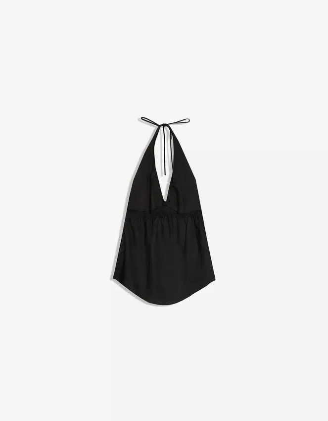 Halter-Weste aus Leinenmischung – #Bershkastyle – Damen Halter-Weste aus Leinenmischung – #Bershkastyle – Damen