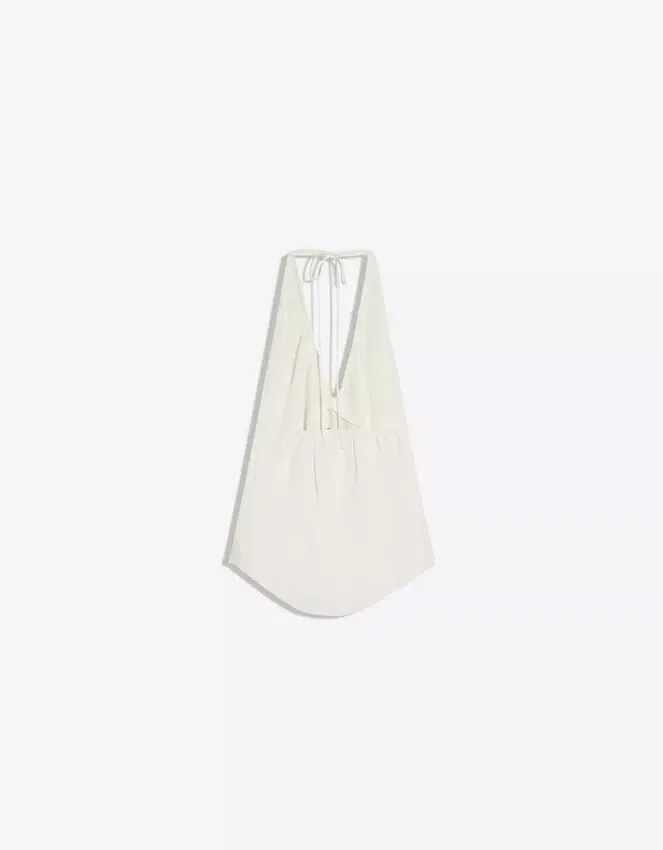 Halter-Weste aus Leinenmischung – Damen Halter-Weste aus Leinenmischung – Damen