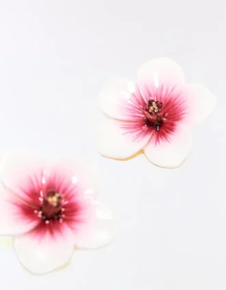 Hibiskus-Ohrringe