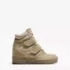 High-Top-Sneaker mit innerem Keilabsatz – Schuhe