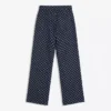 High-Waist-Jeans mit Straight-Bein-Design und Polka-Dots