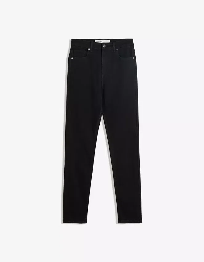 Hoch geschnittene Soft-Skinny-Jeans – Hose Hoch geschnittene Soft-Skinny-Jeans – Hose