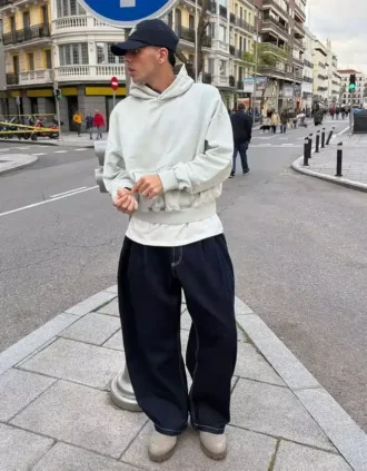 Hoodie mit gewaschenem Look und geradem Fit – Sweatshirts und Hoodies – Herren
