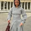 Hoodie mit hohem Bund und Reißverschluss – #Bershkastyle – Damen Hoodie mit hohem Bund und Reißverschluss – #Bershkastyle – Damen
