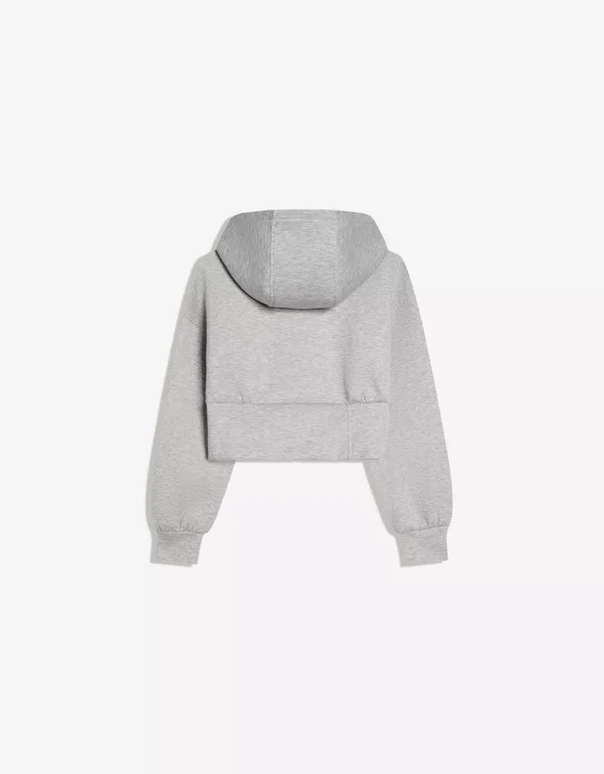 Hoodie mit hohem Bund und Reißverschluss – #Bershkastyle – Damen Hoodie mit hohem Bund und Reißverschluss – #Bershkastyle – Damen