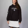 Hoodie mit Kapuze und Titanic-Print Hoodie mit Kapuze und Titanic-Print